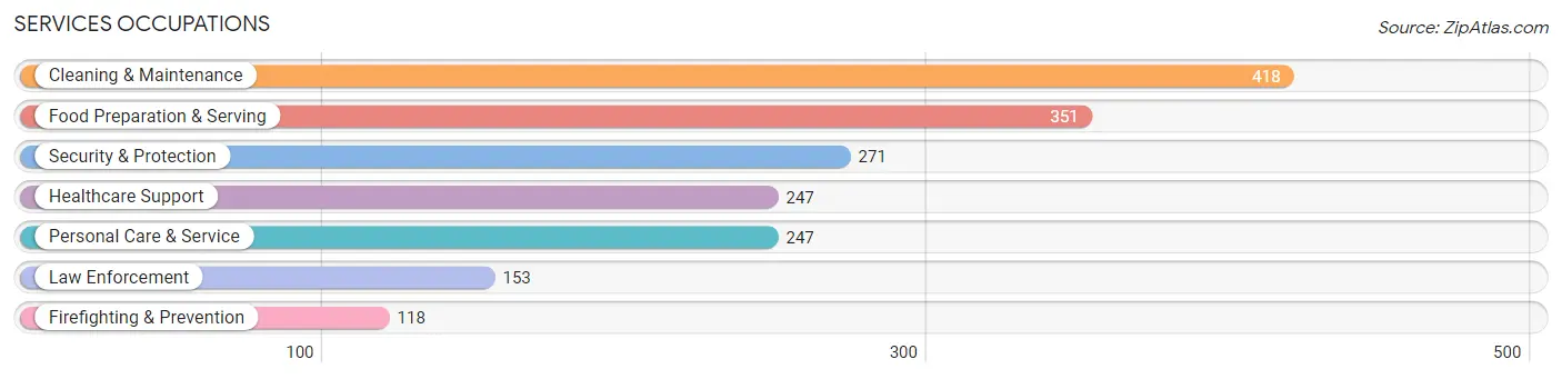 Services Occupations in Meadowbrook