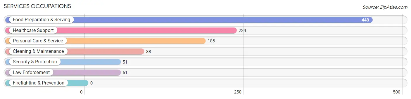 Services Occupations in Clarkston