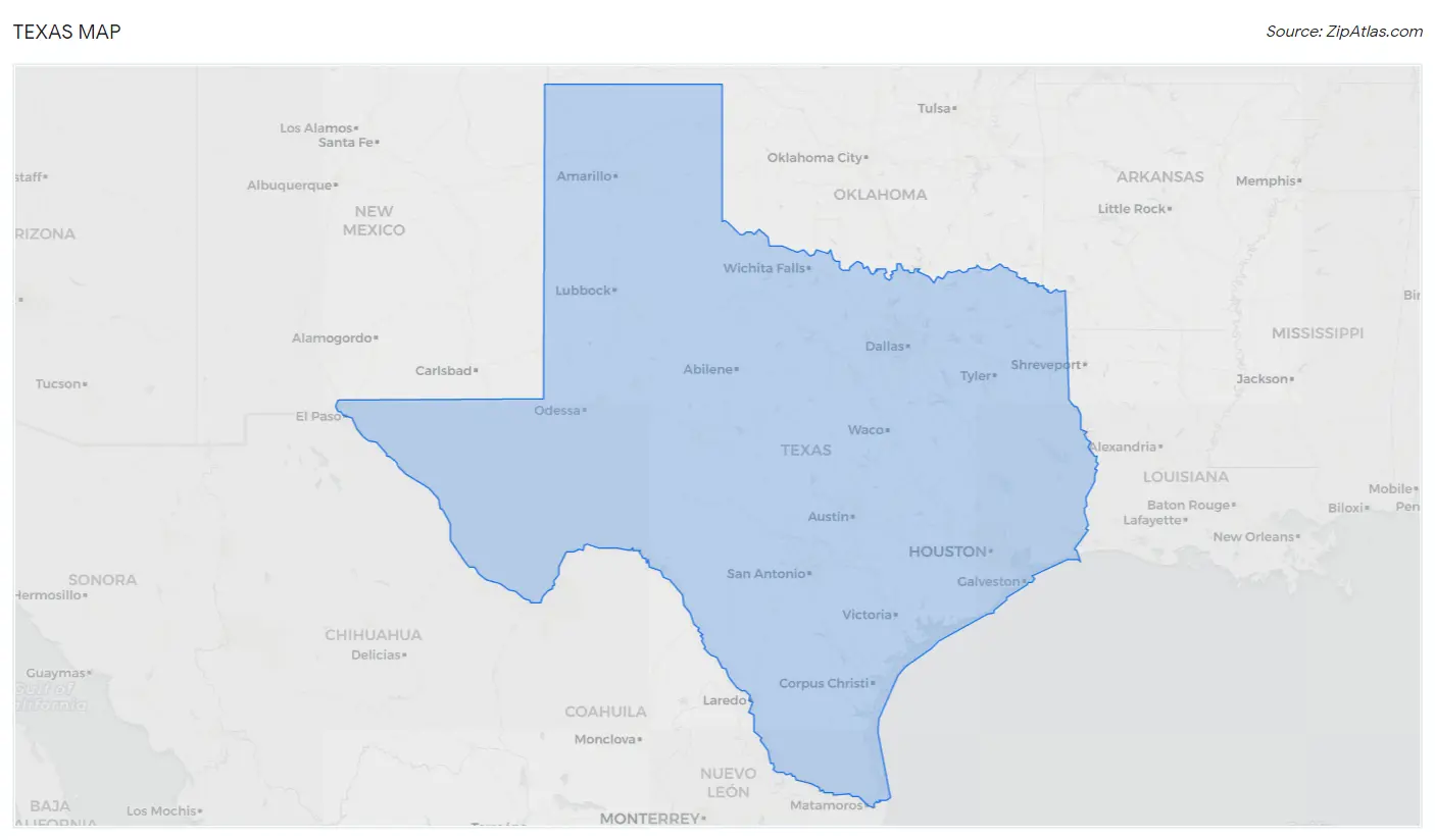 Texas Map