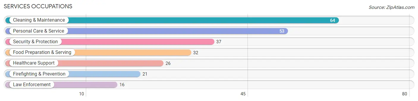 Services Occupations in Zip Code 01908