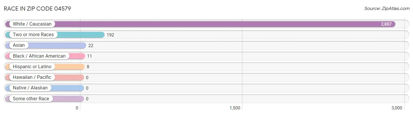 Race in Zip Code 04579