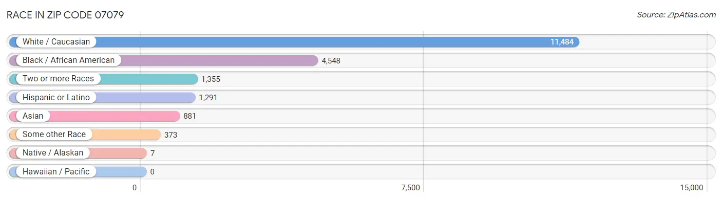 Race in Zip Code 07079