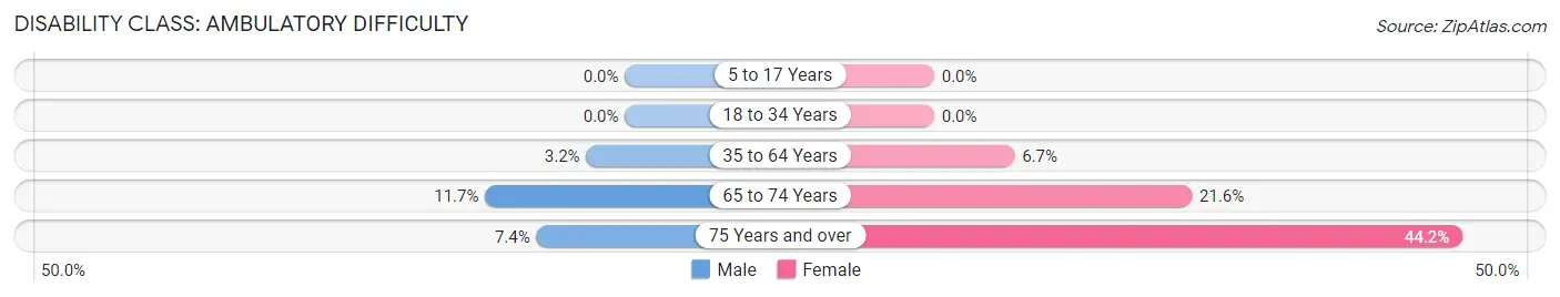 Disability in Zip Code 11231: <span>Ambulatory Difficulty</span>