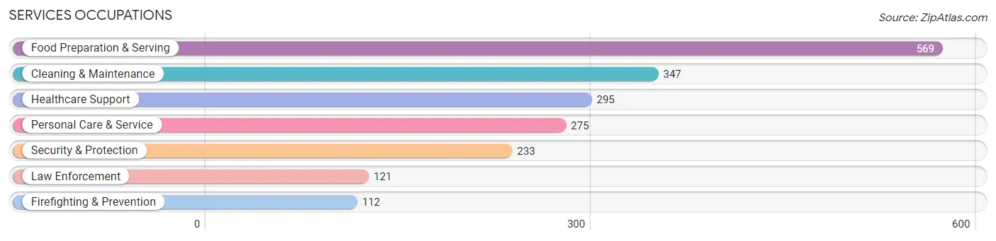 Services Occupations in Zip Code 11231