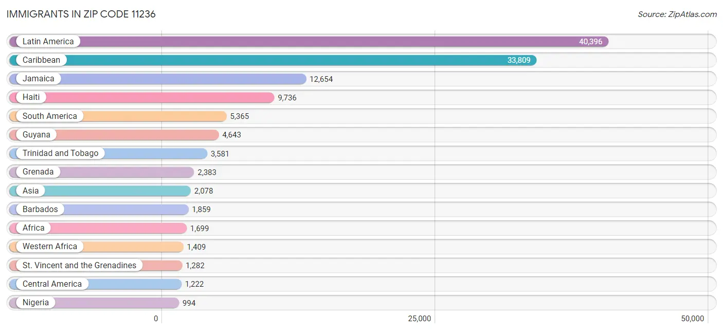 Immigrants in Zip Code 11236