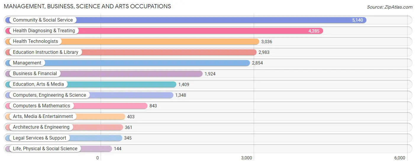 Management, Business, Science and Arts Occupations in Zip Code 11236