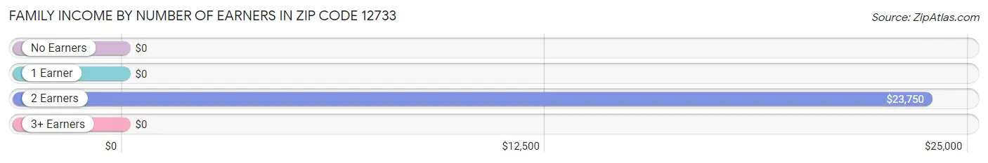 Family Income by Number of Earners in Zip Code 12733