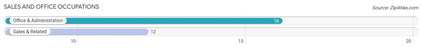 Sales and Office Occupations in Zip Code 18351