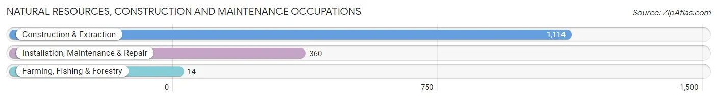 Natural Resources, Construction and Maintenance Occupations in Zip Code 23518