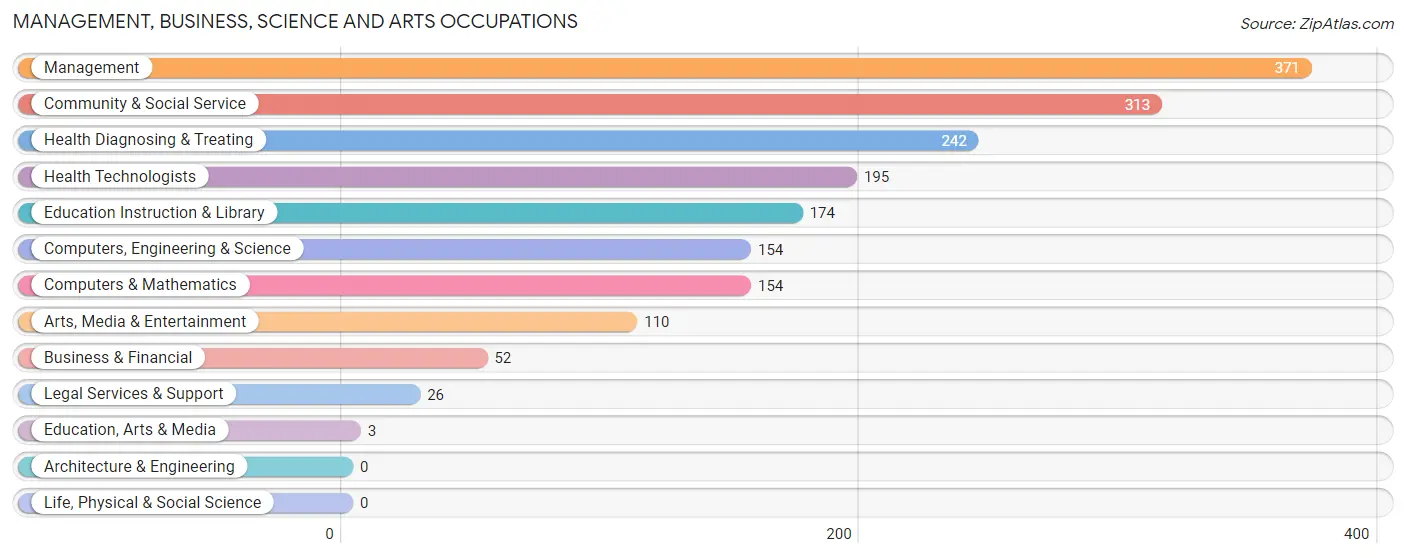 Management, Business, Science and Arts Occupations in Zip Code 32234