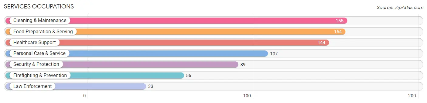 Services Occupations in Zip Code 32234