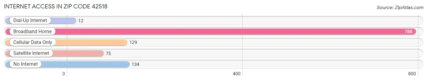 Internet Access in Zip Code 42518