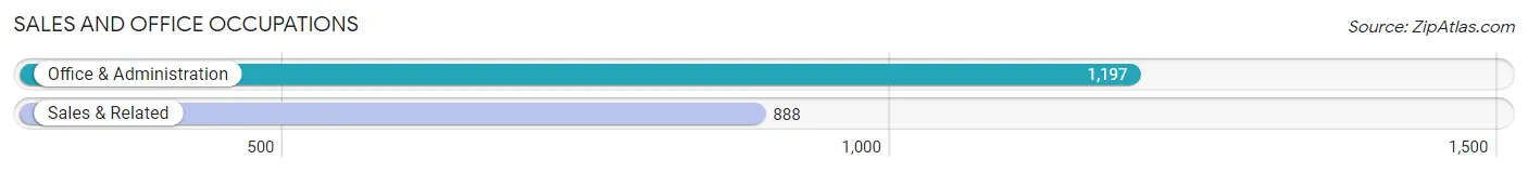 Sales and Office Occupations in Zip Code 48125