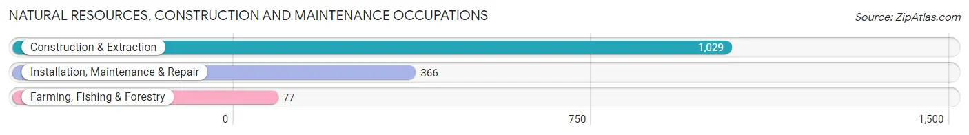 Natural Resources, Construction and Maintenance Occupations in Zip Code 52402