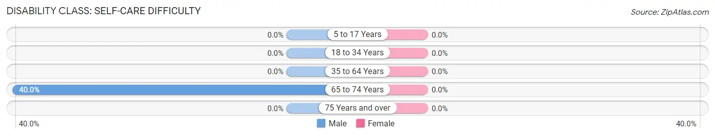 Disability in Zip Code 53003: <span>Self-Care Difficulty</span>