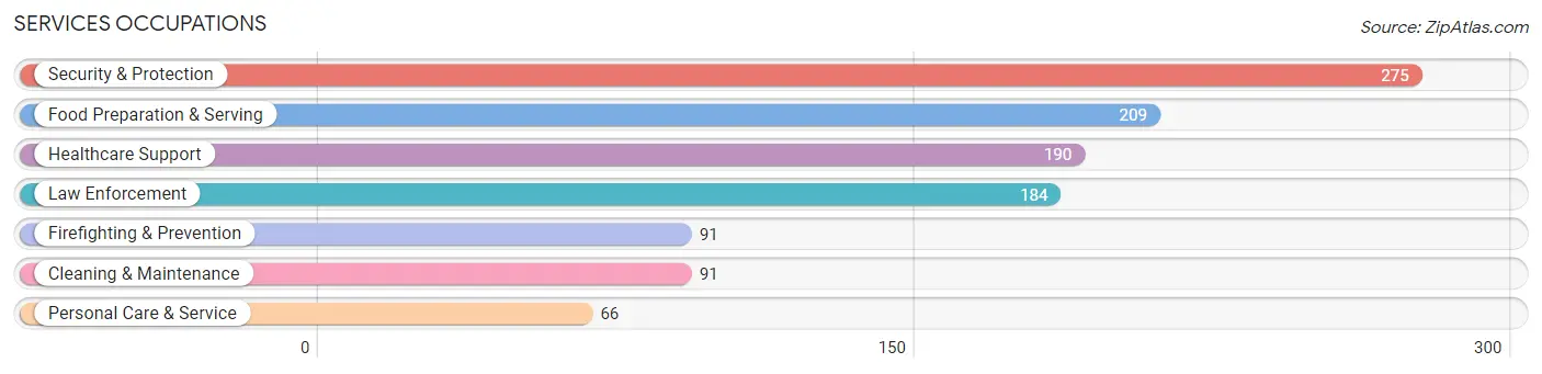 Services Occupations in Zip Code 53527