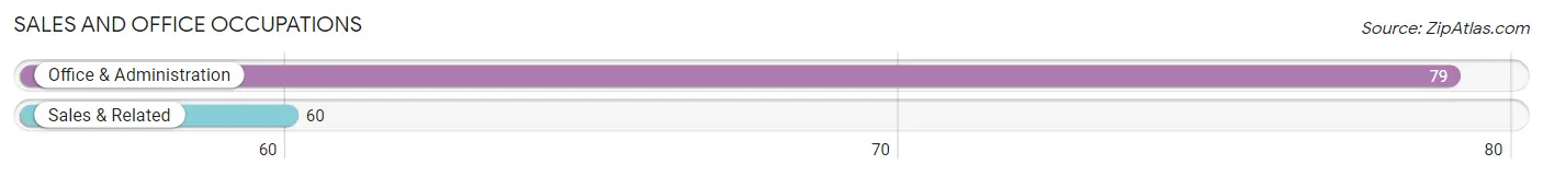 Sales and Office Occupations in Zip Code 54870