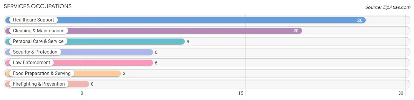 Services Occupations in Zip Code 56252