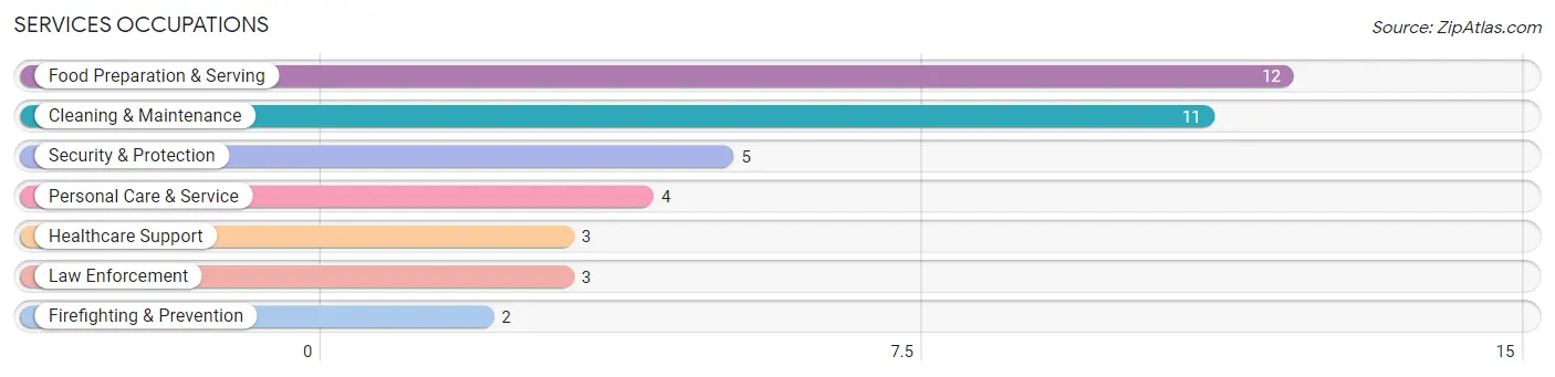 Services Occupations in Zip Code 56257