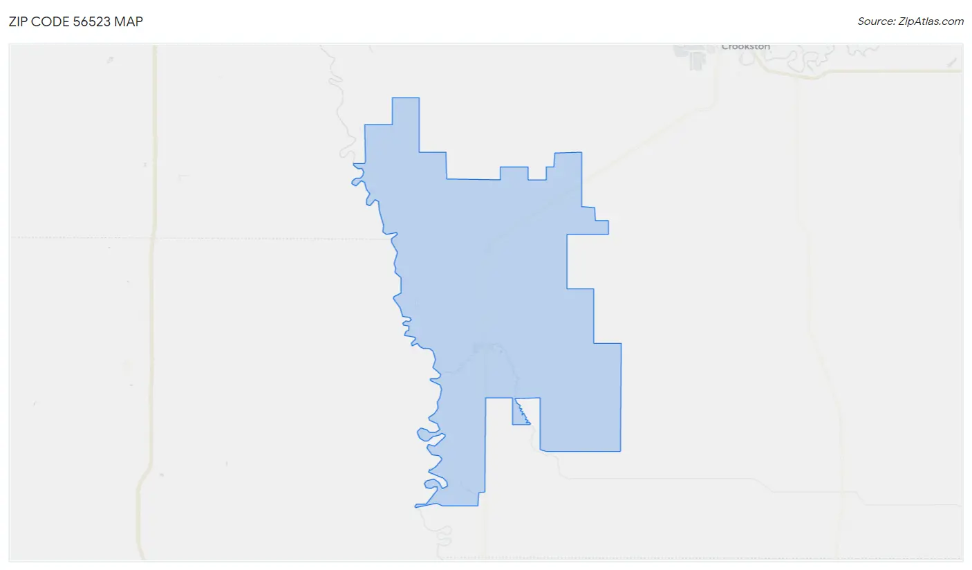 Zip Code 56523 Map