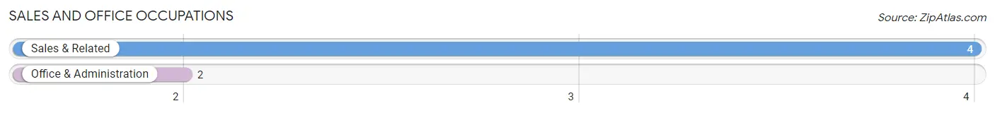 Sales and Office Occupations in Zip Code 58569