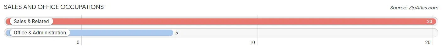 Sales and Office Occupations in Zip Code 65250