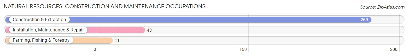 Natural Resources, Construction and Maintenance Occupations in Zip Code 76844