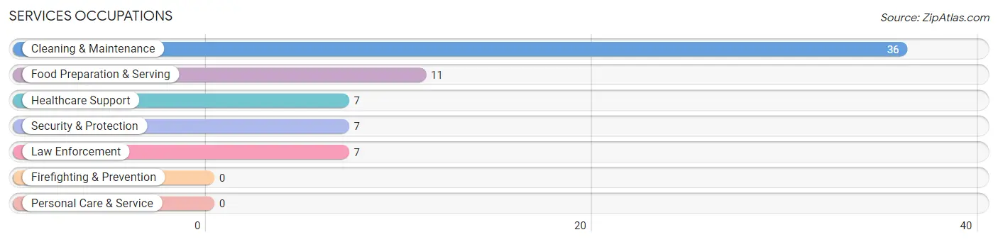 Services Occupations in Zip Code 78072