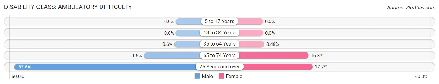 Disability in Zip Code 78113: <span>Ambulatory Difficulty</span>