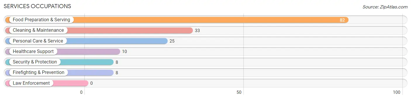 Services Occupations in Zip Code 78113