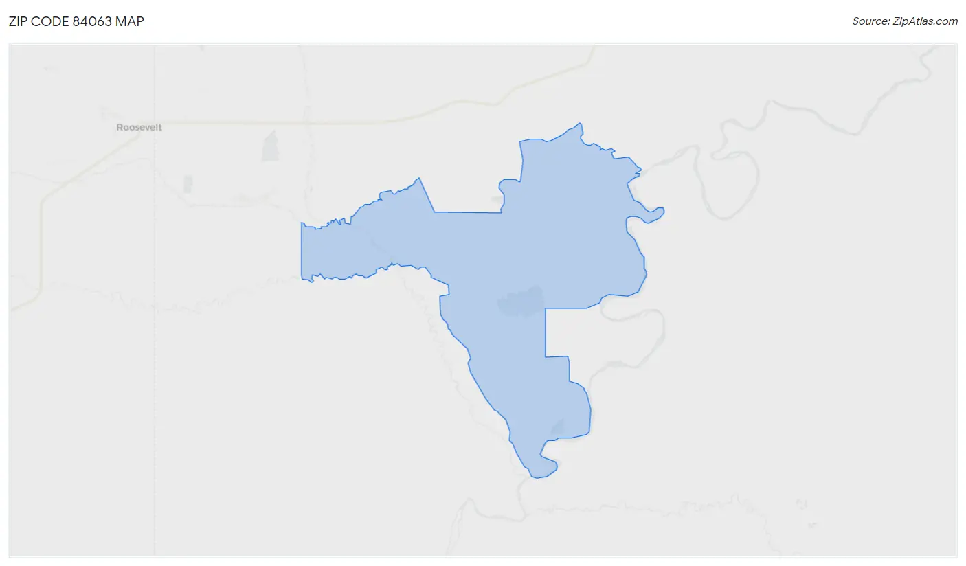 Zip Code 84063 Map