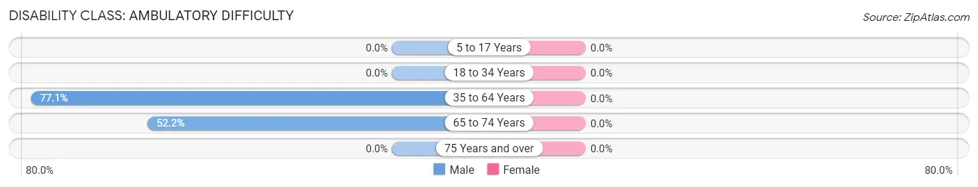 Disability in Zip Code 85352: <span>Ambulatory Difficulty</span>