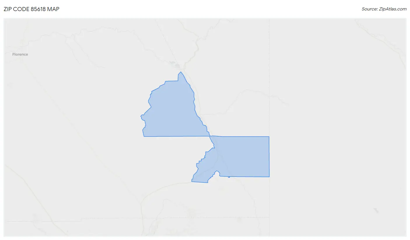 Zip Code 85618 Map