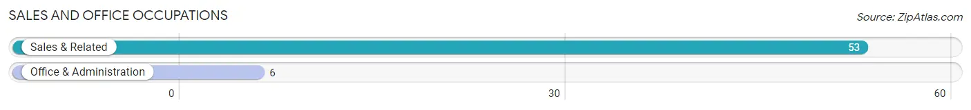Sales and Office Occupations in Zip Code 89124