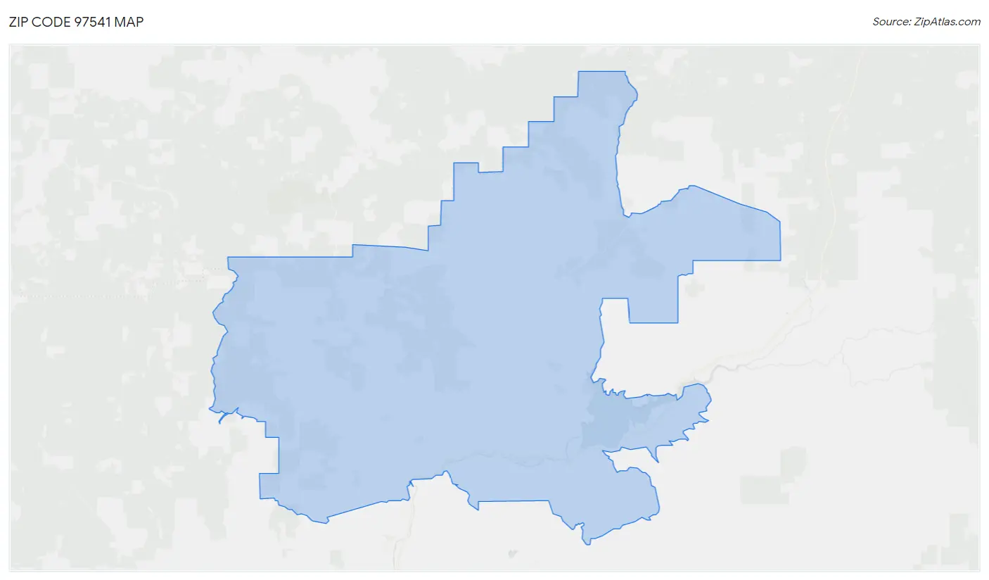 Zip Code 97541 Map