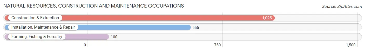 Natural Resources, Construction and Maintenance Occupations in Zip Code 97702