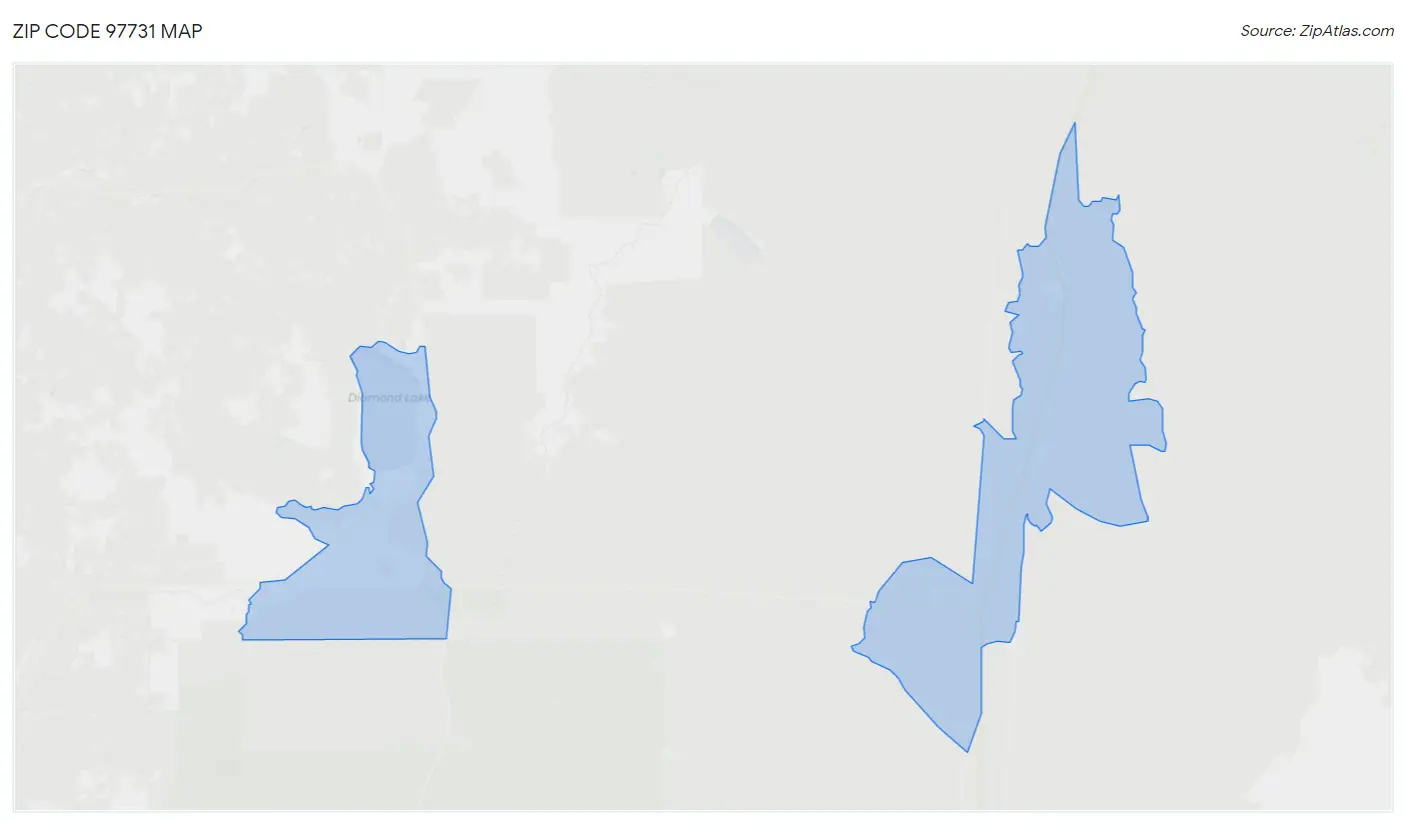 Zip Code 97731 Map