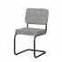 Fabric chair, 45x52.5xH82CM - GINA Color gris foncé