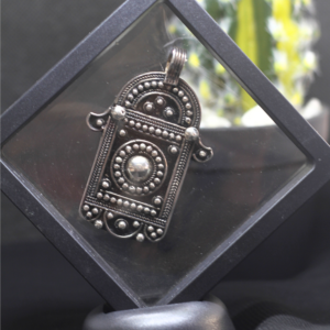 Captivating Hamsa Hand Pendant: Vintage Berber Necklace