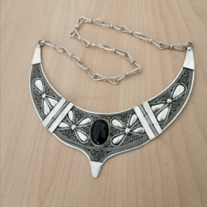 Exquisite Handmade Silver Tribal Necklace: Celebrate Tuareg, Berber, and Amazigh Artistry