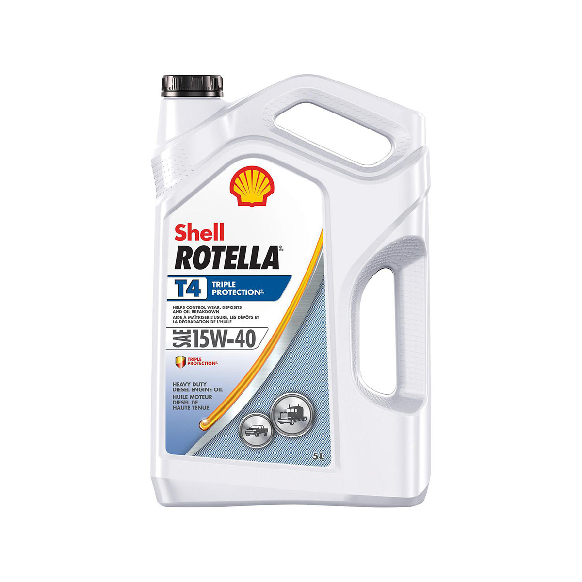 Shell Rotella T4 Triple Protection 15W-40 - 5 L