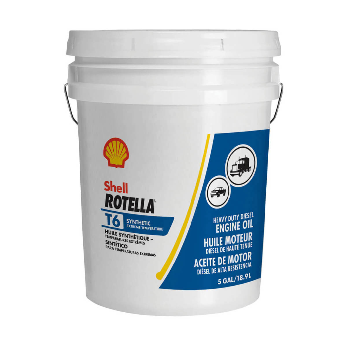 Shell Rotella T6 Triple Protection Synthetic 5W-40 - 18.9 L