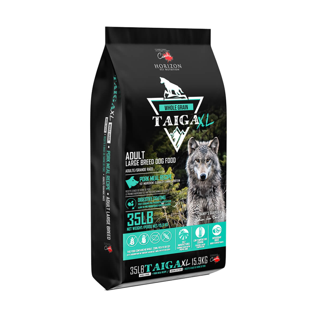 Horizon Taiga Large Breed Pork Dog Food - 15.9 kg