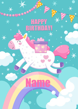 Birthday unicorn