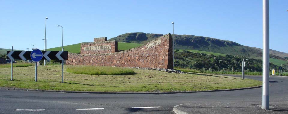 Girvan south side roundabout image