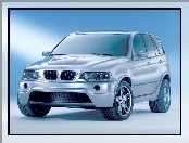 Srebrny, Bmw X5