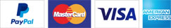 Accept Payment: Debit Card, Credit Card, PayPal Credit, PayPal Account, Visa, MasterCard...