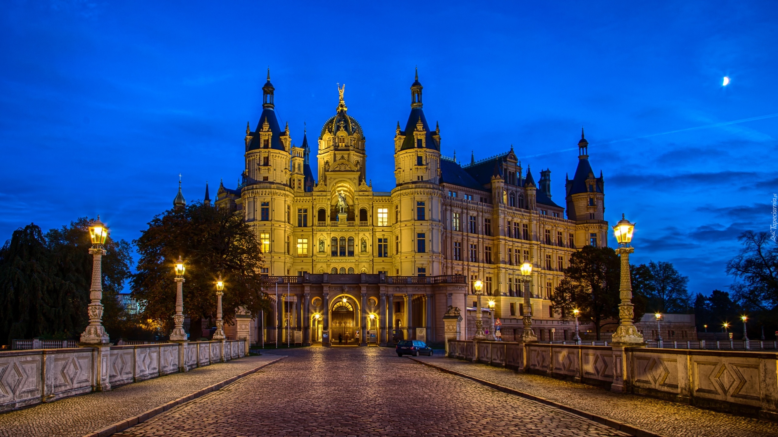 Zamek w Schwerinie, Schwerin, Meklemburgia-Pomorze Przednie, Niemcy